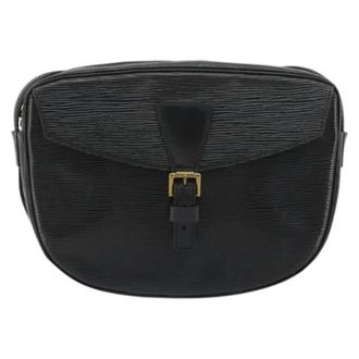 Louis Vuitton unisex, Pre-owned, Zwart, Maat: ONE Size Leer