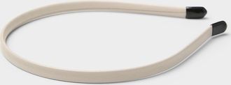 Simons Womens Faux-leather thin headband