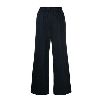 Aspesi Wide Trousers, female, Blue, Size: 2XS Navy Pants for Men