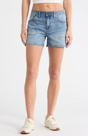 Kut from the Kloth Kity Denim Boyfriend Shorts in Moonflower at Nordstrom Rack, Size 12