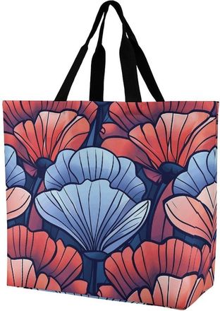 Generic Art Deco Style Shopper Bag Waterproof Grocery Bag Foldable Handbags For Picnic Yoga Ladies