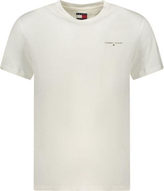 Tommy Hilfiger Witte Katoenen T-Shirt voor Mannen