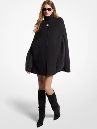 Michael Kors Wool Blend Cape