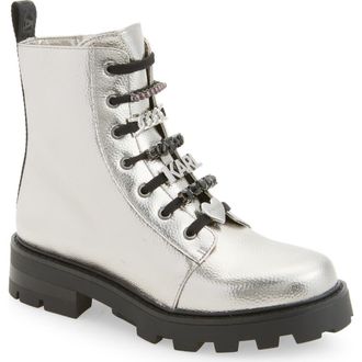 Karl Lagerfeld Mela Lug Sole Boot in Pewter at Nordstrom Rack, Size 7