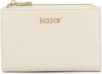 Kazar Thalia Wallet - Dames - Portefeuilles - Wit - ONE Size - Leer - Accessoires