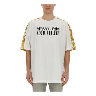 Versace Jeans Couture T-shirts and Polos White - male - Versace Jeans Couture - T-Shirts - White - L - Tops