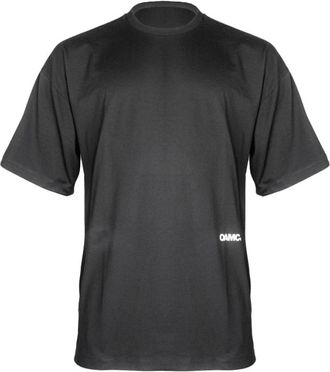 OAMC Aperature Gebreid T-shirt - Heren - T-shirts - Zwart - S - Katoen - Tops