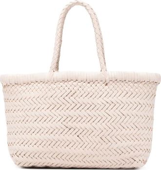 Dragon Diffusion mini Flat Gora interwoven tote bag - women - Buffalo Leather - OS - Neutrals