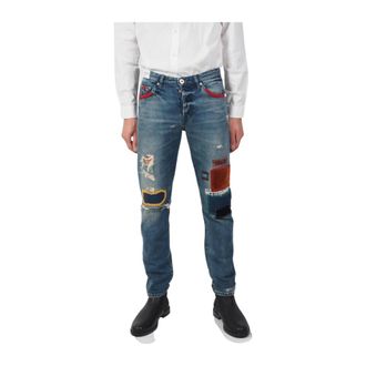 Pantaloni Torino Heren, Jeans, Blauw, Maat: W33 Denim