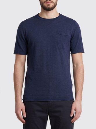 Palt&ograve; T-shirt in lino e cotone
