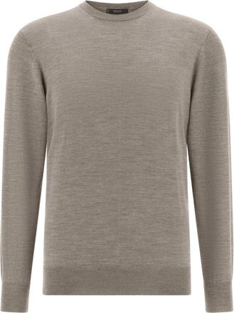 Boggi Milano Heren, Truien, Grijs, Maat: 2XL Wol