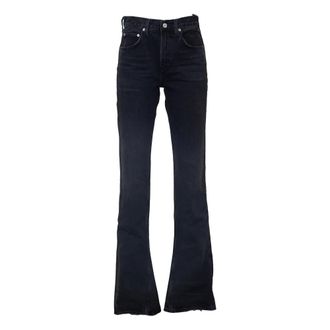 A Gold E Jeans, Dames, Blauw, W29, Denim, Flared Jeans