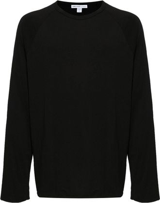 James Perse Clear long-sleeve T-shirt - men - Cotton - 2 - Black