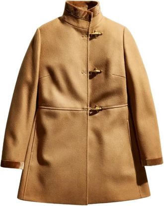 Fay Camelkleurige Jas - Dames - Mantel - Bruin - XL - Jassen