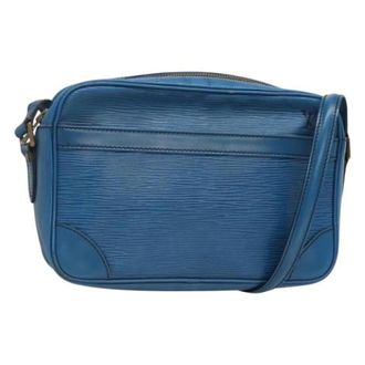 Louis Vuitton Tweedehands leren Louis Vuitton tassen - Dames - Pre-owned - Blauw - Maat: ONE Size Leer
