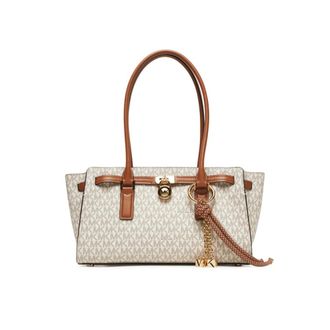 Michael Kors Shoulder Bags, female, Beige, Size: ONE SIZE Hamilton Moderne Small
