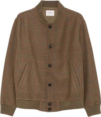 Circolo 1901 Chaqueta Bomber Pr&iacute;ncipe de Gales - Jackets - Hombre - Marr&oacute;n - XL