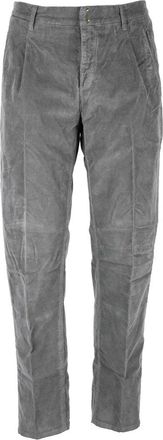 Incotex Velvet Stretch Trousers - Grey