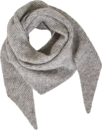 Moss Copenhagen Hope Sjaal - Dames - Accessoires - Grijs - Maat: ONE Size Wol