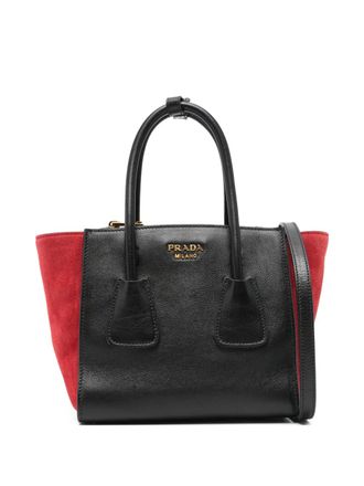 Prada Borsa tote con logo - Nero