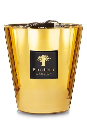Baobab Les Exclusives Aurum Gold Candle in Shiny Gold at Nordstrom
