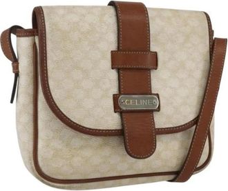 Celine Pre-owned Cross Body Bags, female, White, Size: ONE SIZE Pre-owned Vintage Cross Body Bag