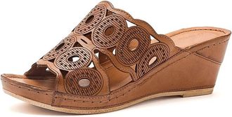 Spring Step Labarnas Womens Sandals Brown : EU 42 (US Womens 10.5-11) M, Leather