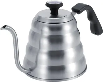 OEM Tetera De Acero Inoxidable Con Boquilla De Cuello De Cisne Y Term&oacute;metro, Ideal Para Cafeter&iacute;as Y Restaurantes (1,2 L)