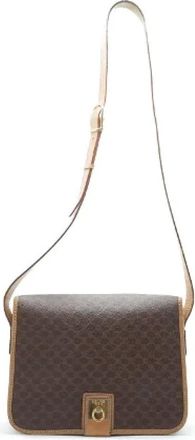 Celine Pre-owned Cross Body Bags, female, Brown, Size: ONE SIZE Pre-owned Leather handbags
