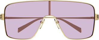 Gucci Gucci Gg1936s Linea Name Of Brand 005 Gold Violet Sunglasses