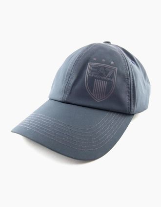 Emporio Armani Mens Ea7 Soccer M Baseball Cap Darkslate - Grey - Size: OS