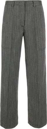 Forte_Forte Dames, Broeken, Grijs, Maat: XS