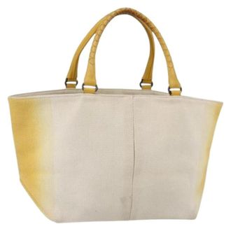 Bottega Veneta Pre-owned Tote Bags, female, Yellow, Size: ONE SIZE Pre-owned Vintage Tote Bag