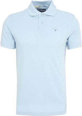 Barbour Tartan Inzet Polo Shirt - Heren - Polos - Blauw - M - Katoen - Tops