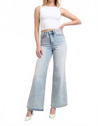 Judy Blue Retro Wide Tummy Control Jeans In Blue