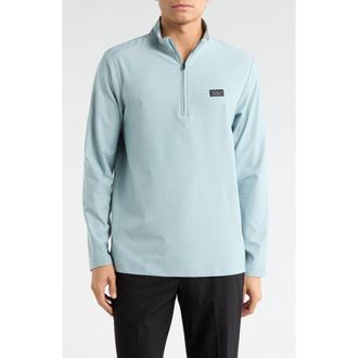 Travis Mathew Flight Tracker Half Zip Pullover in Heather Arona at Nordstrom Rack, Size Xx-Large