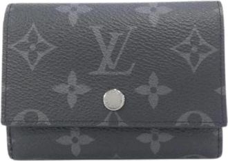 Louis Vuitton Pre-owned Monogram Eclipse Victor Portemonnee - Dames - Vintage Accessoires - Zwart - ONE Size - Vintage