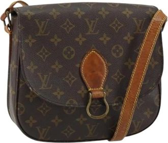 Louis Vuitton Pre-owned Cross Body Bags, female, Brown, Size: ONE SIZE Pre-owned Canvas Cross Body Bag