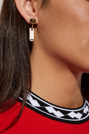 Versace Earrings With Medusa Head, Womens, Gold