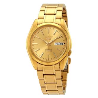 Seiko Mens Classic Gold Dial Watch