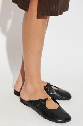 Loewe Pebble Slides, Womens, Black