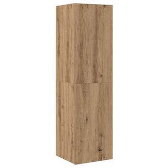 Berkfield Home TV Cabinet Artisan Oak 30.5x30x110 cm Engineered Wood in Brown