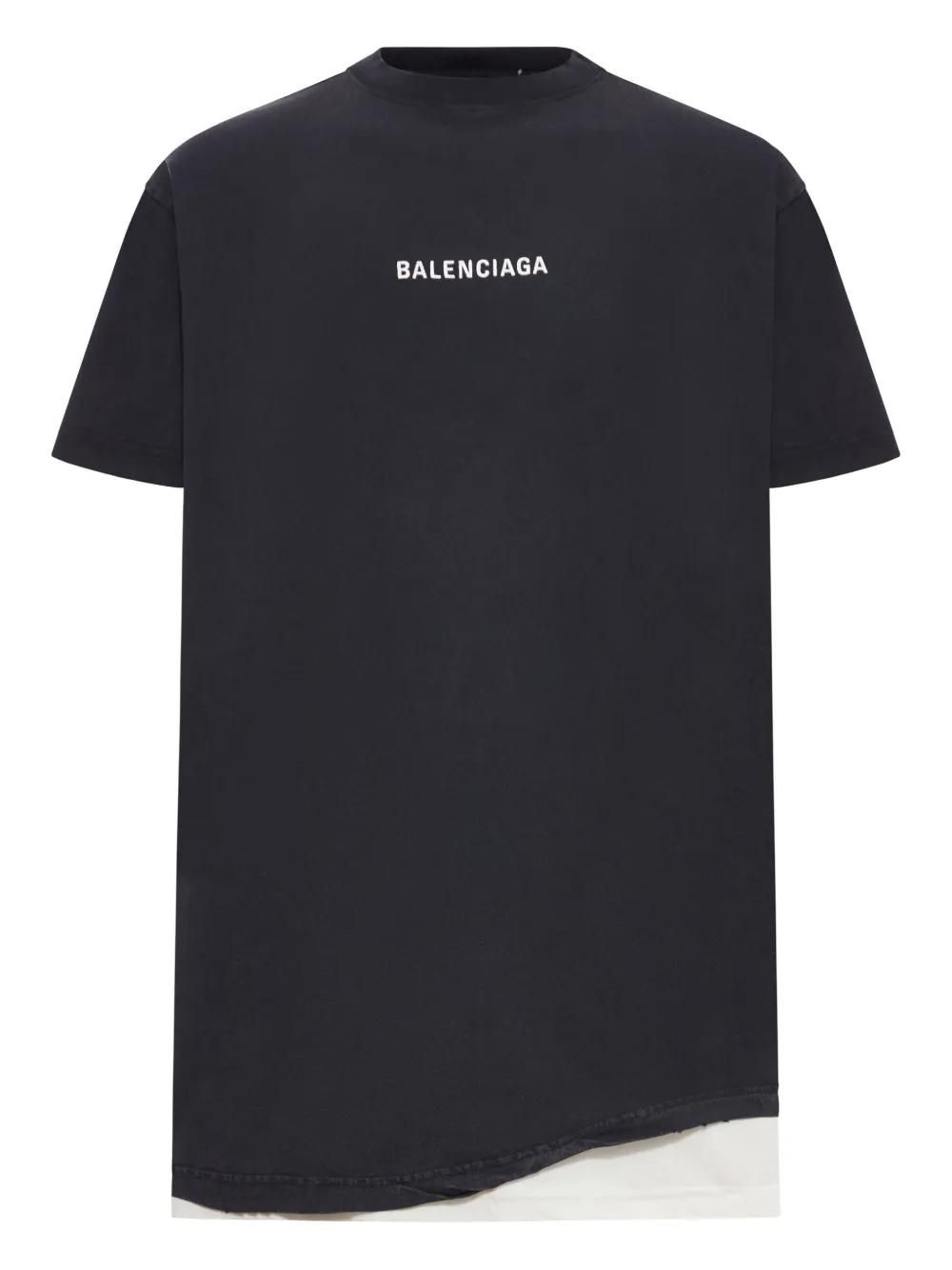 T Shirt Balenciaga Uomo Camicia Balenciaga Scritta Dietro UOMO
