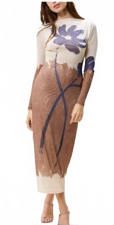 Cleobella Auren Midi Dress In Bold Sella