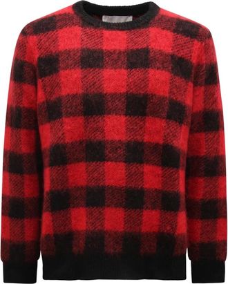 Amaranto Maglione Amaranto - Heren - Ronde hals truien - Veelkleurig - S - Wol - Truien & Vesten