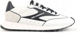 Karl Lagerfeld Kairo Sneakers - Heren - Sneakers - Wit - 42 EU - Leer - Schoenen