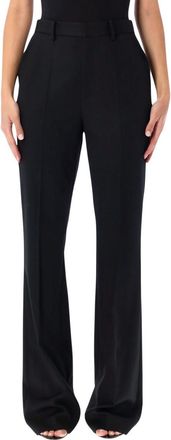 Ralph Lauren Black High Waist Pleated Trousers