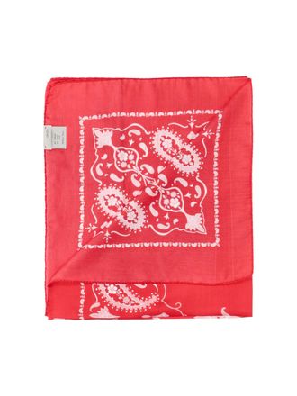 Destin Unisex Scarfs Red Modal