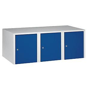 EKO Armario Superior M&uuml;nchen 3 Compartimentos Azul Genciana