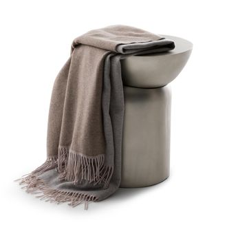 AM.PM Plaid met franjes in kasjmier en zuiver wol, Alya